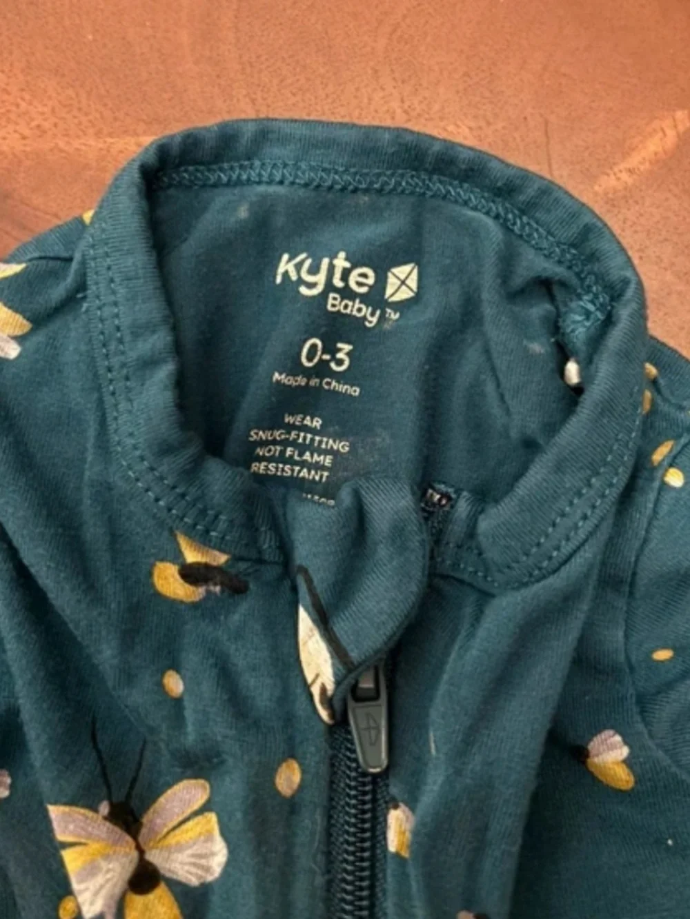 Kyte Baby Firefly Zippered Footie